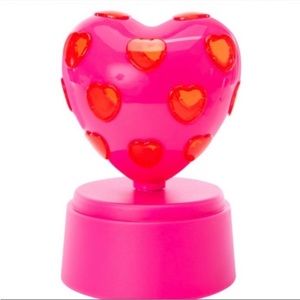 Pink disco heart Bluetooth speaker NIB
